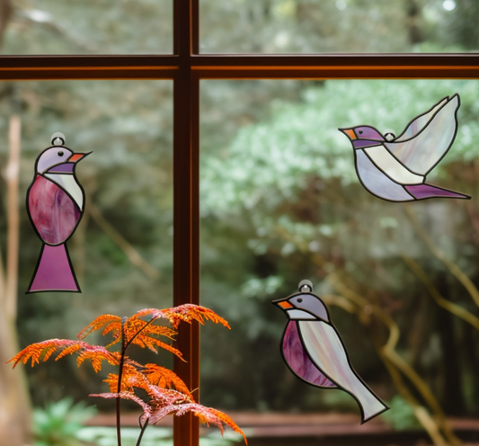 Stained Glass Birds Pattern Pack