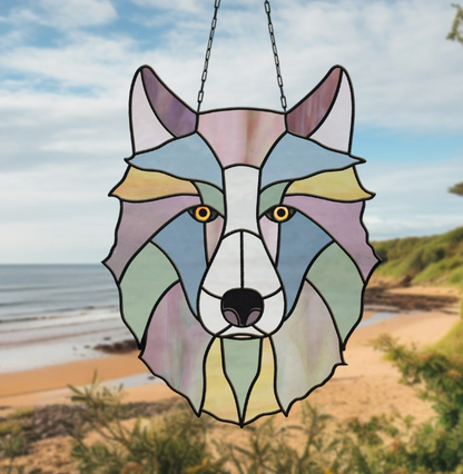 Wolf Stained Glass Pattern