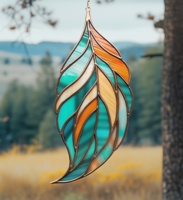 Feather Stained Glass Patterns