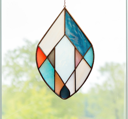 Beginner Teardrop Stained Glass Pattern