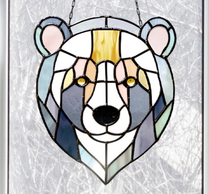 Sweet Bear Stained Glass Pattern