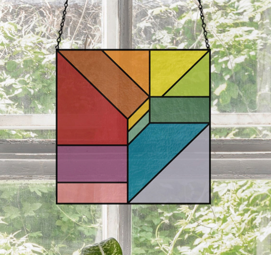Beginner Geometric Stained Glass Pattern