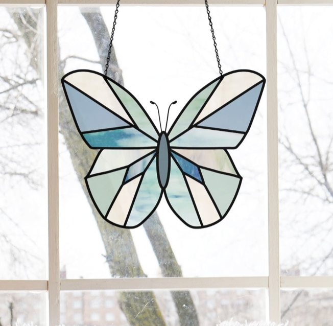 Beginner Butterfly Stained Glass Pattern