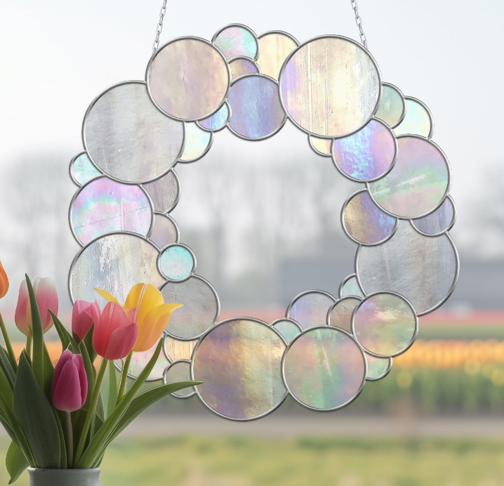 Bubble Wreath Stained Glass Pattern