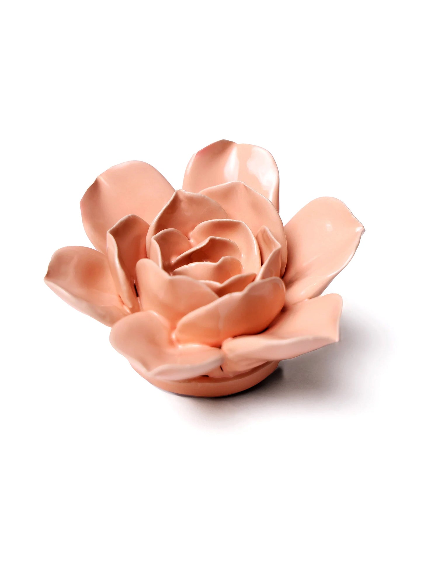 Ceramic Small Pink Flower - Sculpture from Ash & Rose