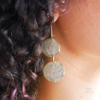 Emerald Fern Boho Babe Earrings - Earrings from Seed&SoilShop