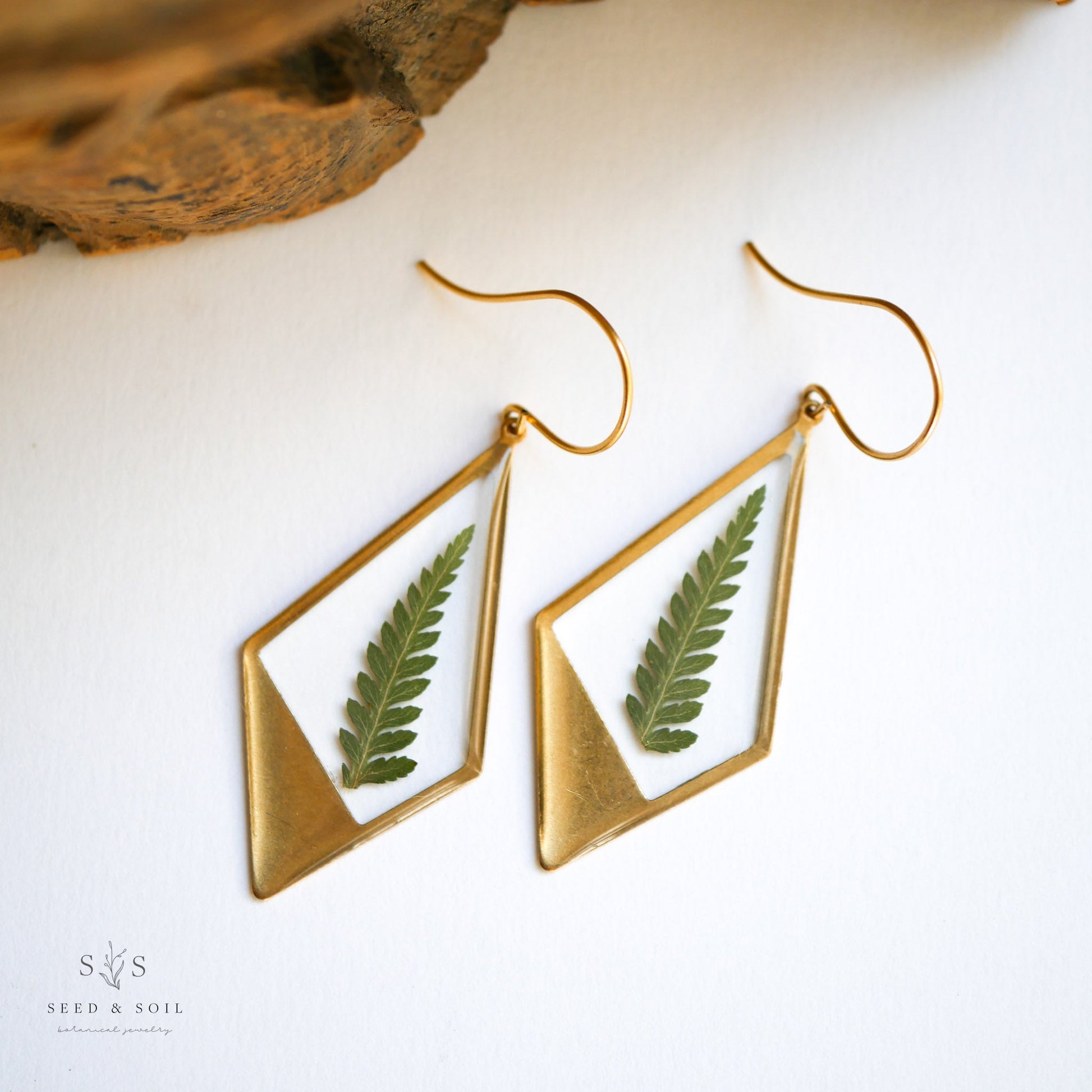 Hanging Terrarium Earrings - Earrings from Seed&SoilShop