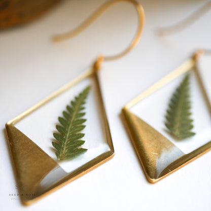 Hanging Terrarium Earrings - Earrings from Seed&SoilShop