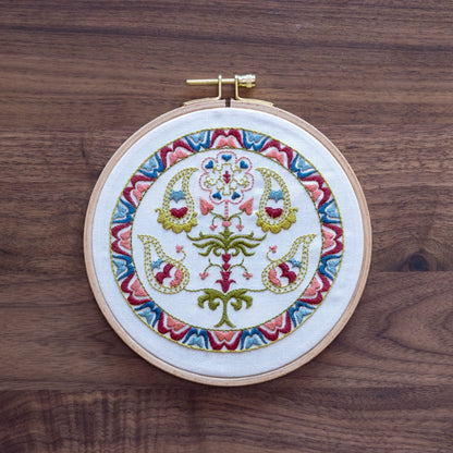 Tree of Life embroidery hoop kit - Kit from Avlea Folk Embroidery