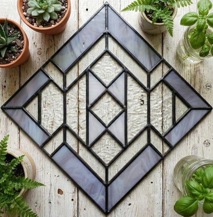 Diamond Beginner Stained Glass Pattern