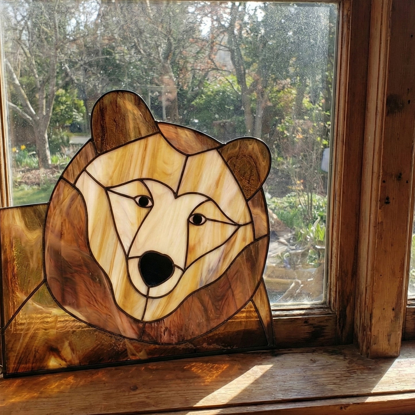 Big Bear Buddy Stained Glass Pattern