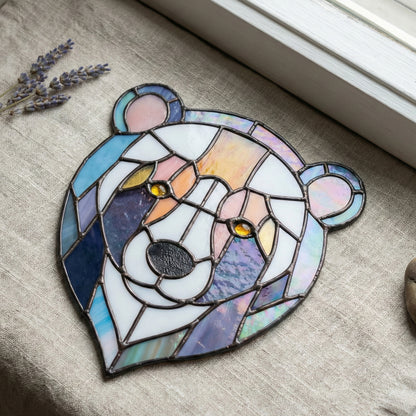 Sweet Bear Stained Glass Pattern