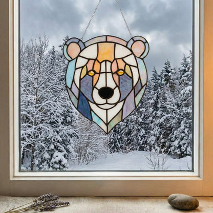 Sweet Bear Stained Glass Pattern