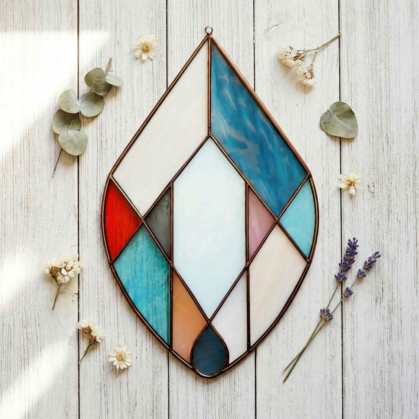 Beginner Teardrop Stained Glass Pattern