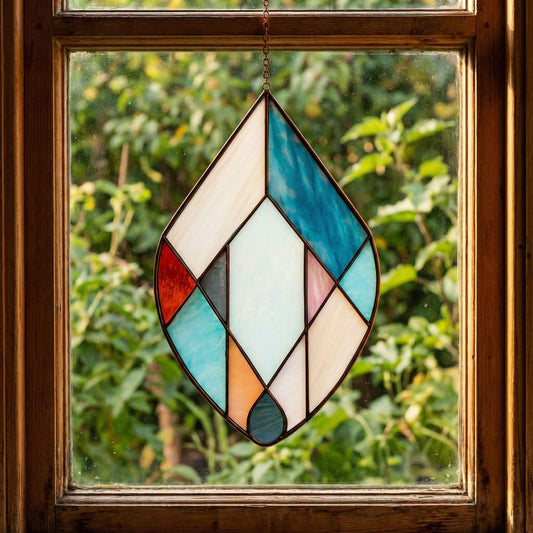 Beginner Teardrop Stained Glass Pattern