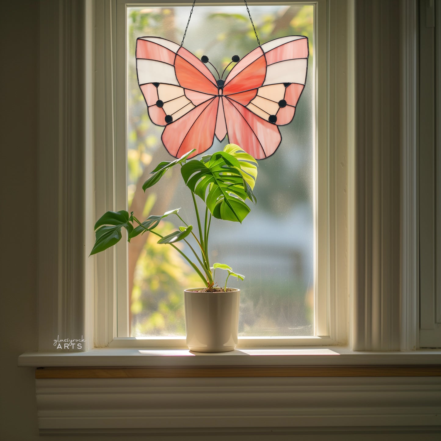 Big Butterfly Stained Glass Pattern