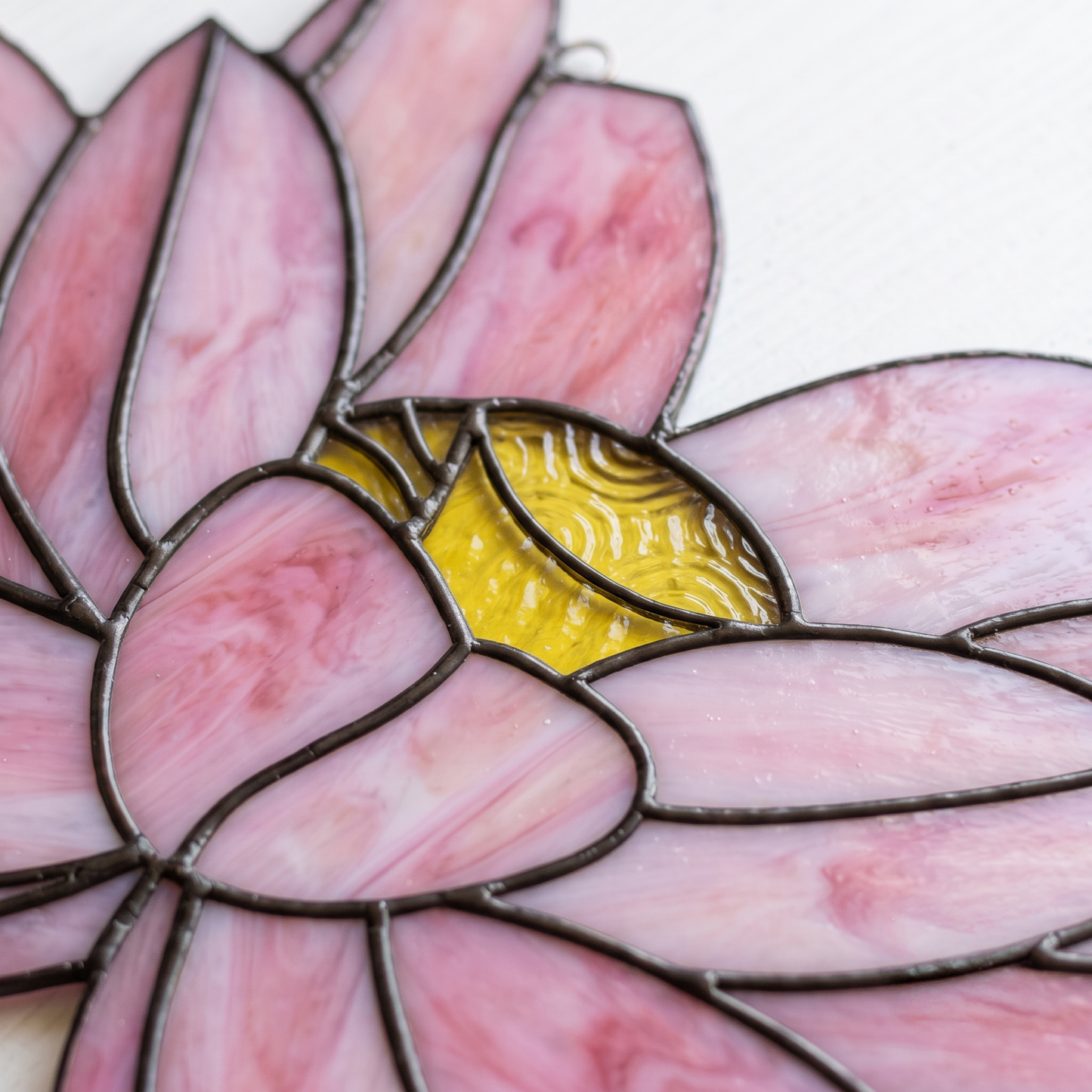 Big Flora Stained Glass Lotus Pattern PDF & PNG
