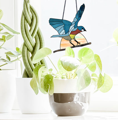 Bird Stained Glass Pattern