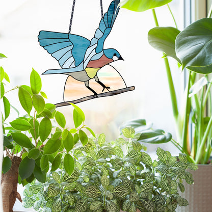 Bird Stained Glass Pattern