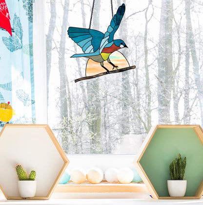 Bird Stained Glass Pattern