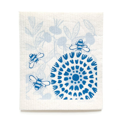 Bloom Tea Towel + 2 Swedish Dishcloths Bundle - Tea Towel from sweetgum home, LLC