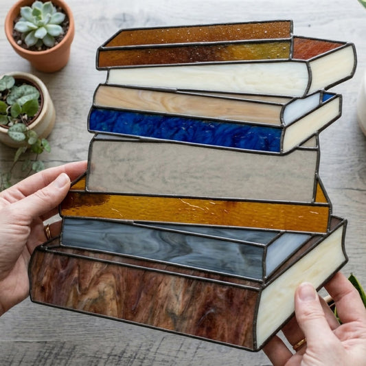 Books Stained Glass Pattern