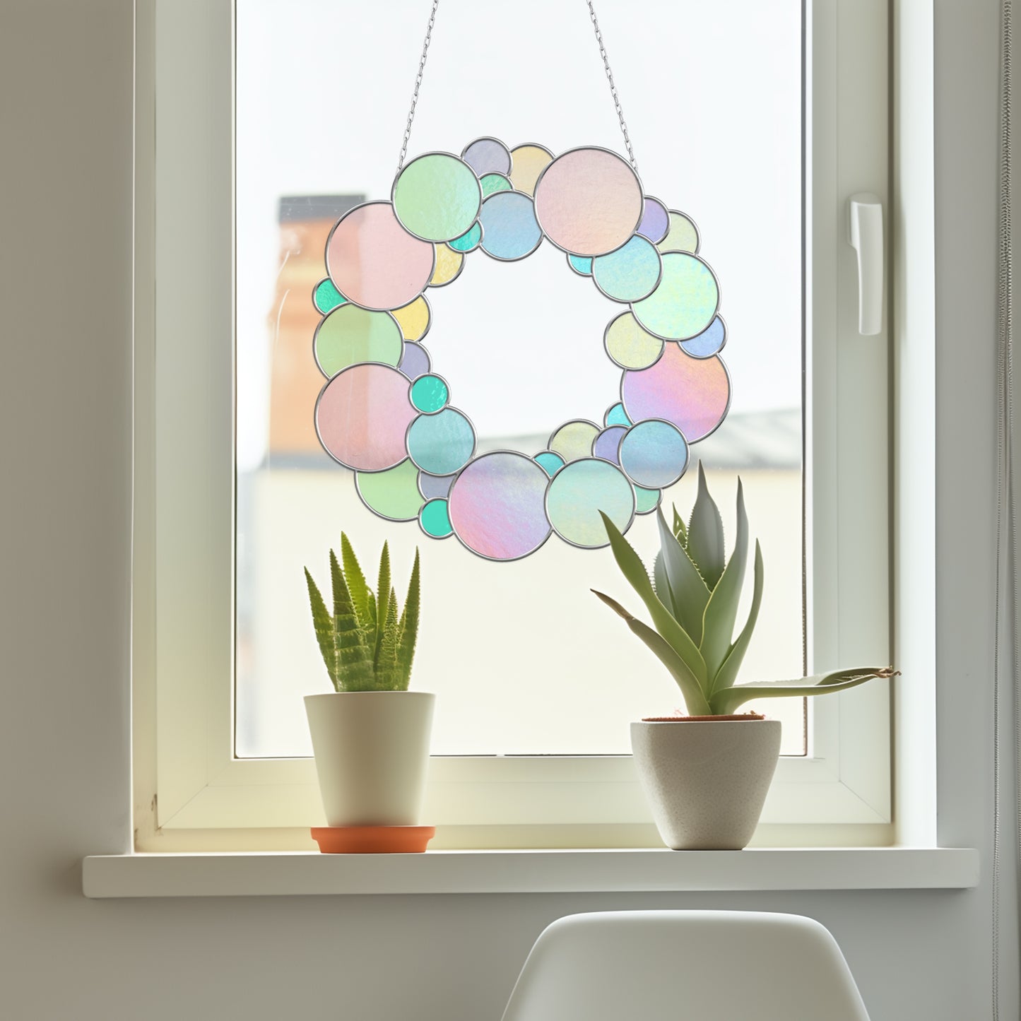 Bubble Wreath Stained Glass Pattern