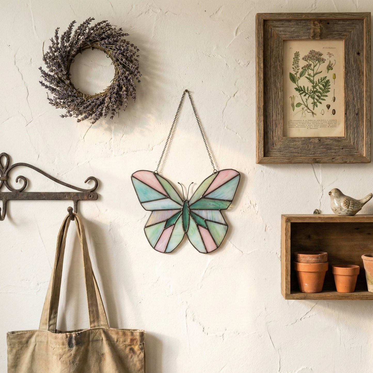 Beginner Butterfly Stained Glass Pattern