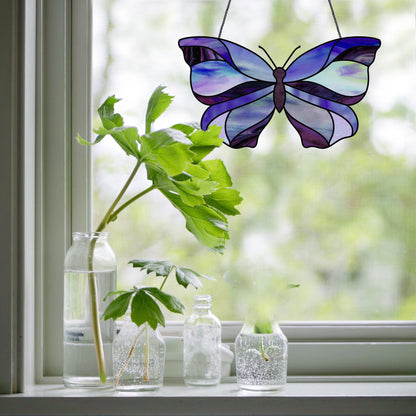 Sweet Butterfly Stained Glass Pattern