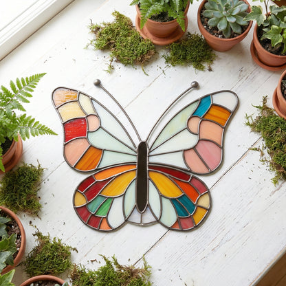 Groovy Stained Glass Butterfly Pattern