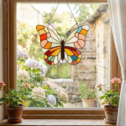 Groovy Stained Glass Butterfly Pattern