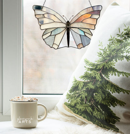 A picture of the Stained Glass Butterfly Pattern from GlassyRock Arts. 