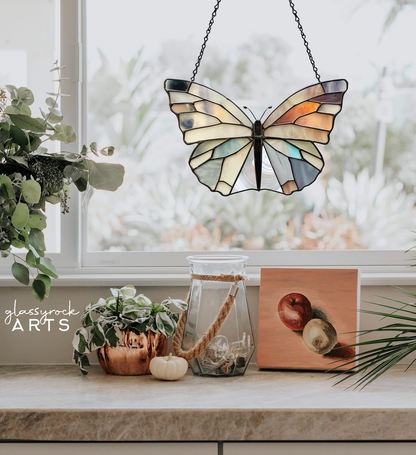 Stained Glass Butterfly Pattern