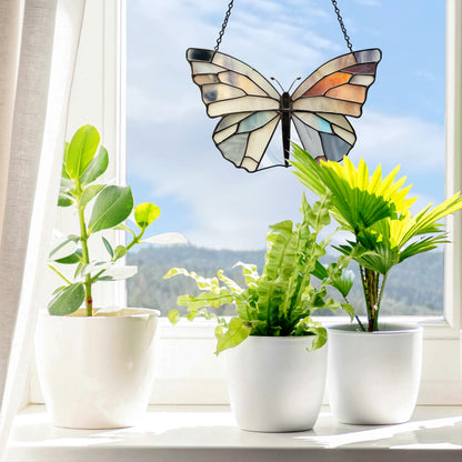 A picture of the Stained Glass Butterfly Pattern from GlassyRock Arts. 