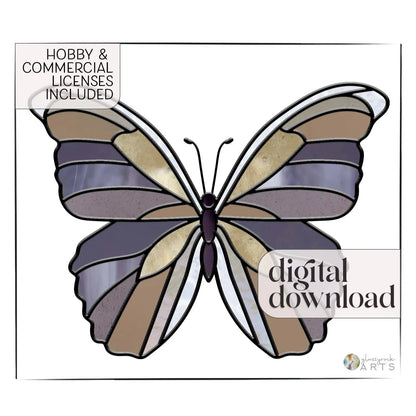 Butterfly Stained Glass Pattern