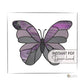 Butterfly Garden Stake Stained Glass Pattern