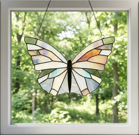 Stained Glass Butterfly Pattern