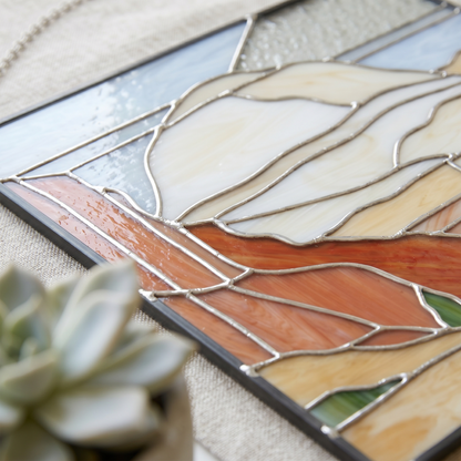 Capitol Reef National Park Suncatcher Stained Glass Pattern with PNG & SVG