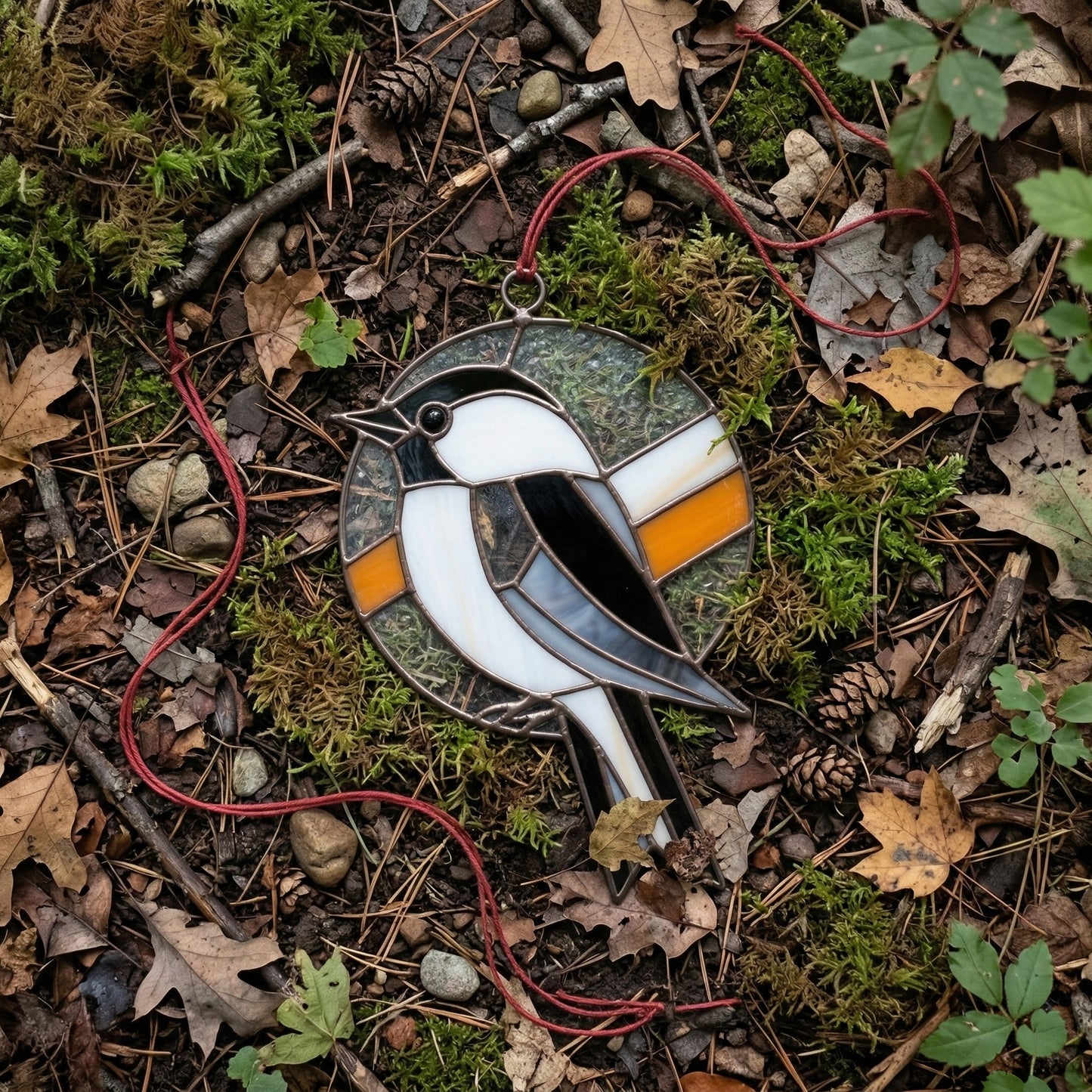 Chickadee Stained Glass Pattern