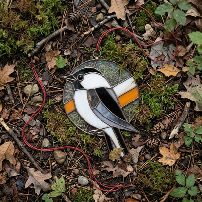 Chickadee Stained Glass Pattern