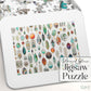 Stained Glass Christmas Ornaments Jigsaw Puzzle
