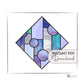 Geometric Diamond Beginner Stained Glass Pattern