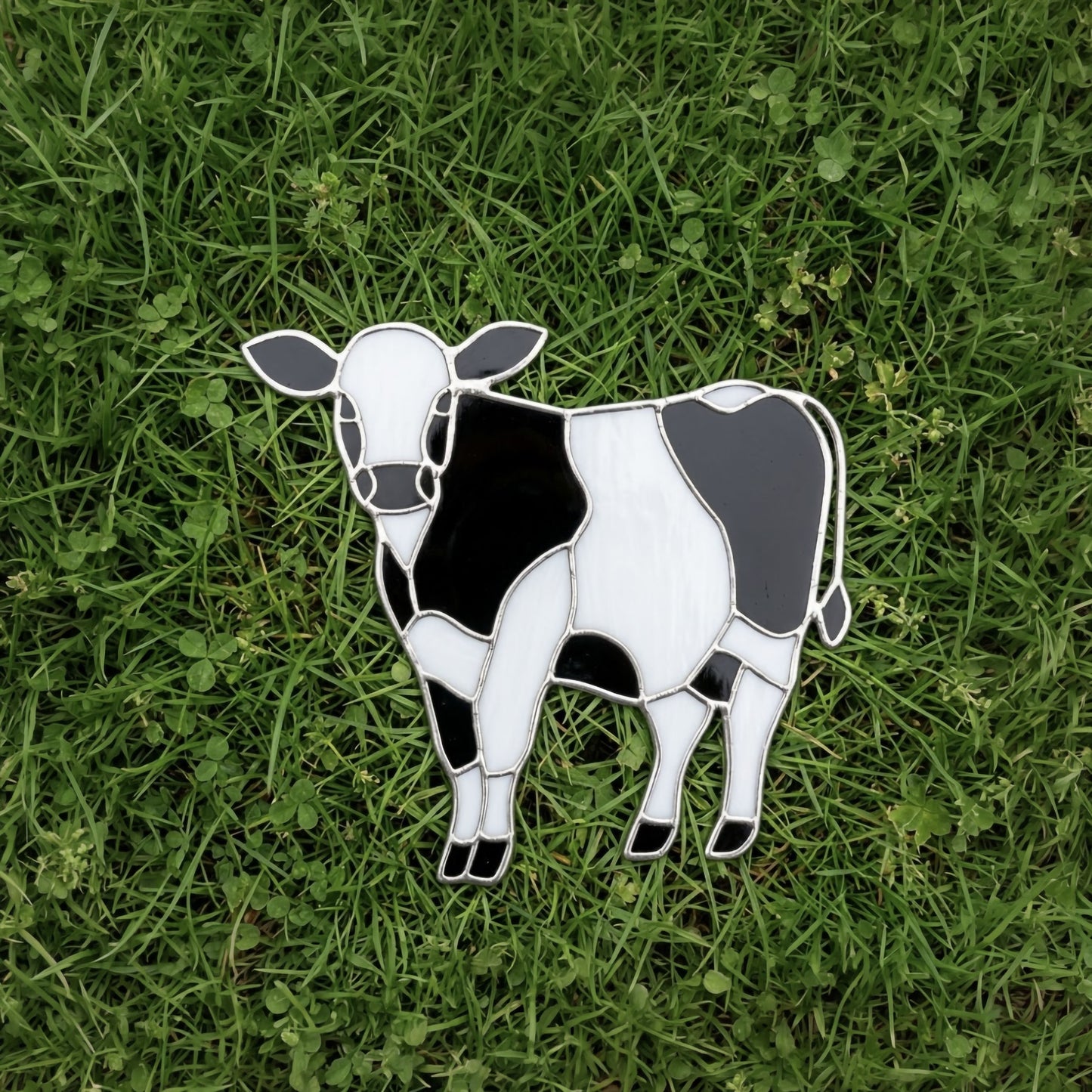 Cow Stained Glass Pattern