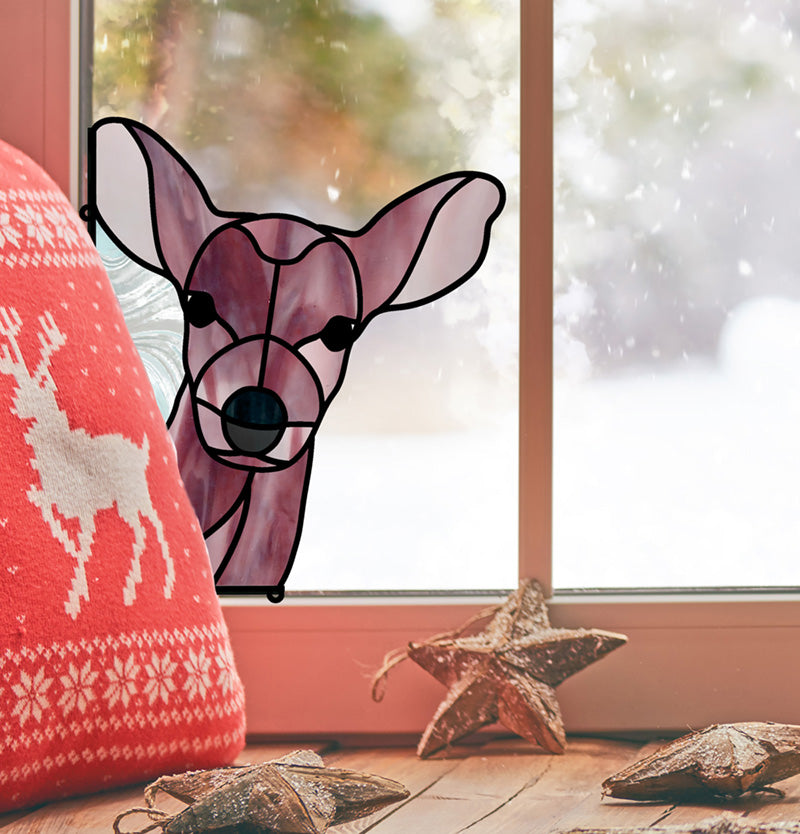 Deer Buddy Stained Glass Pattern