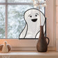 Delighted Ghost Buddy Halloween Stained Glass Pattern