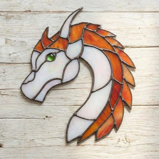 Dragon Stained Glass Pattern