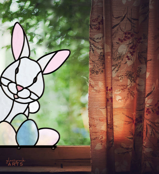 Easter Bunny Stained Glass Rabbit Pattern