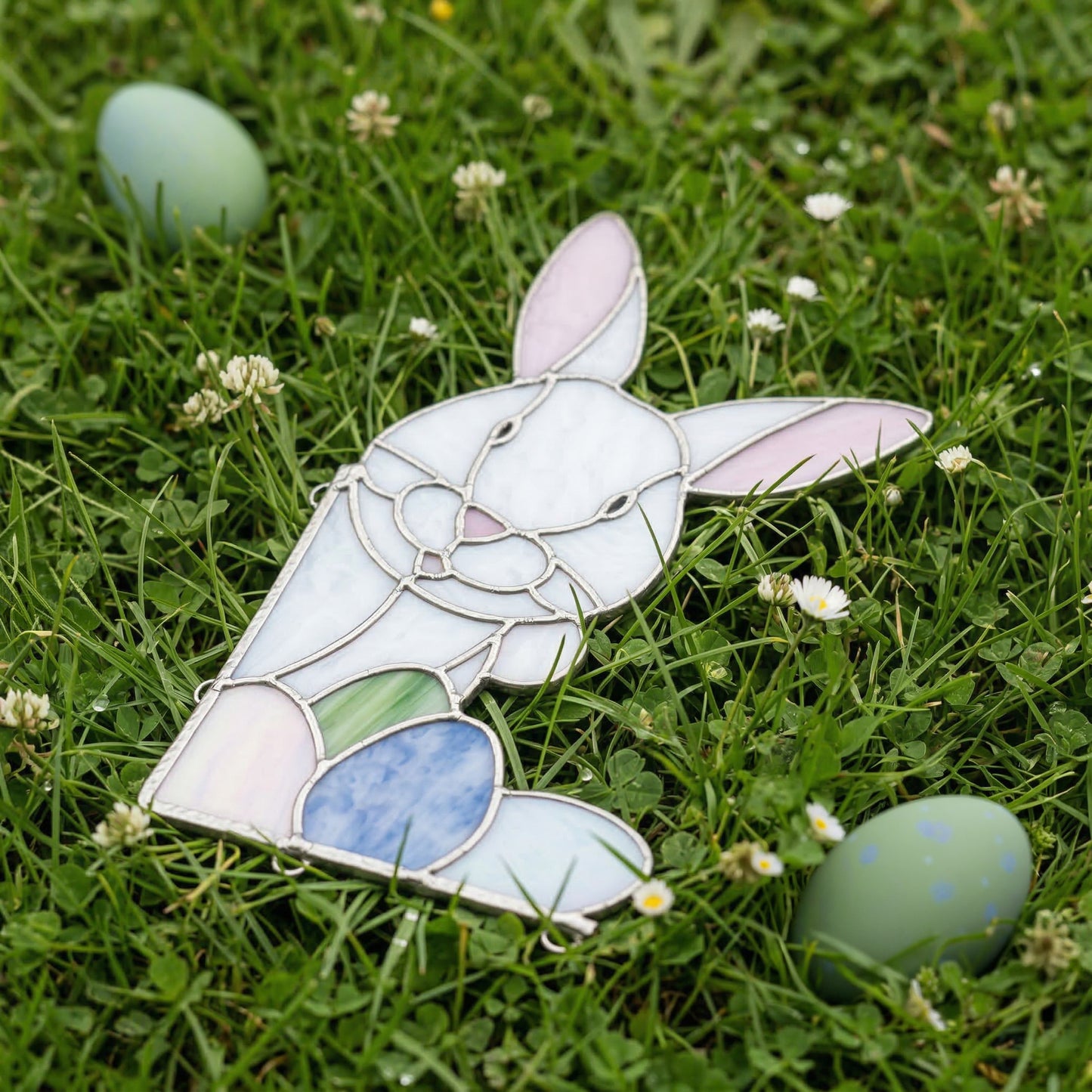 Easter Bunny Stained Glass Rabbit Pattern