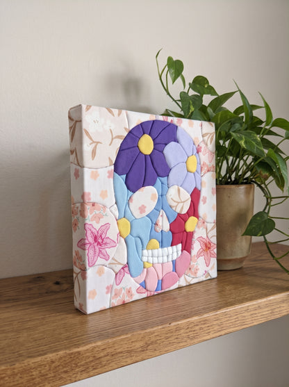Flower Skull Kinusaiga Pattern