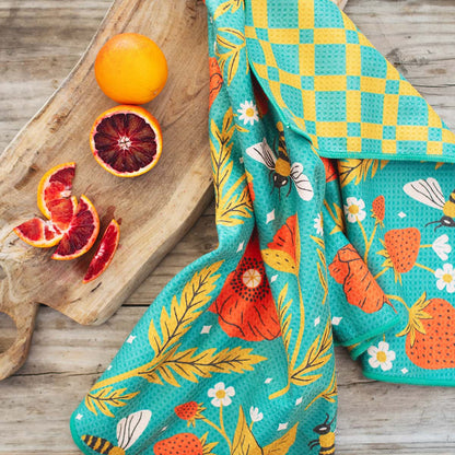 Garden Buzz Kitchen & Tea Towel - Kitchen Towels from Trek Light